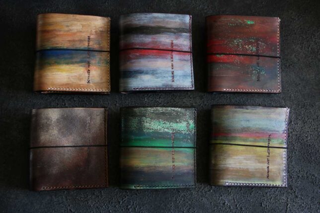 コンパクト革財布