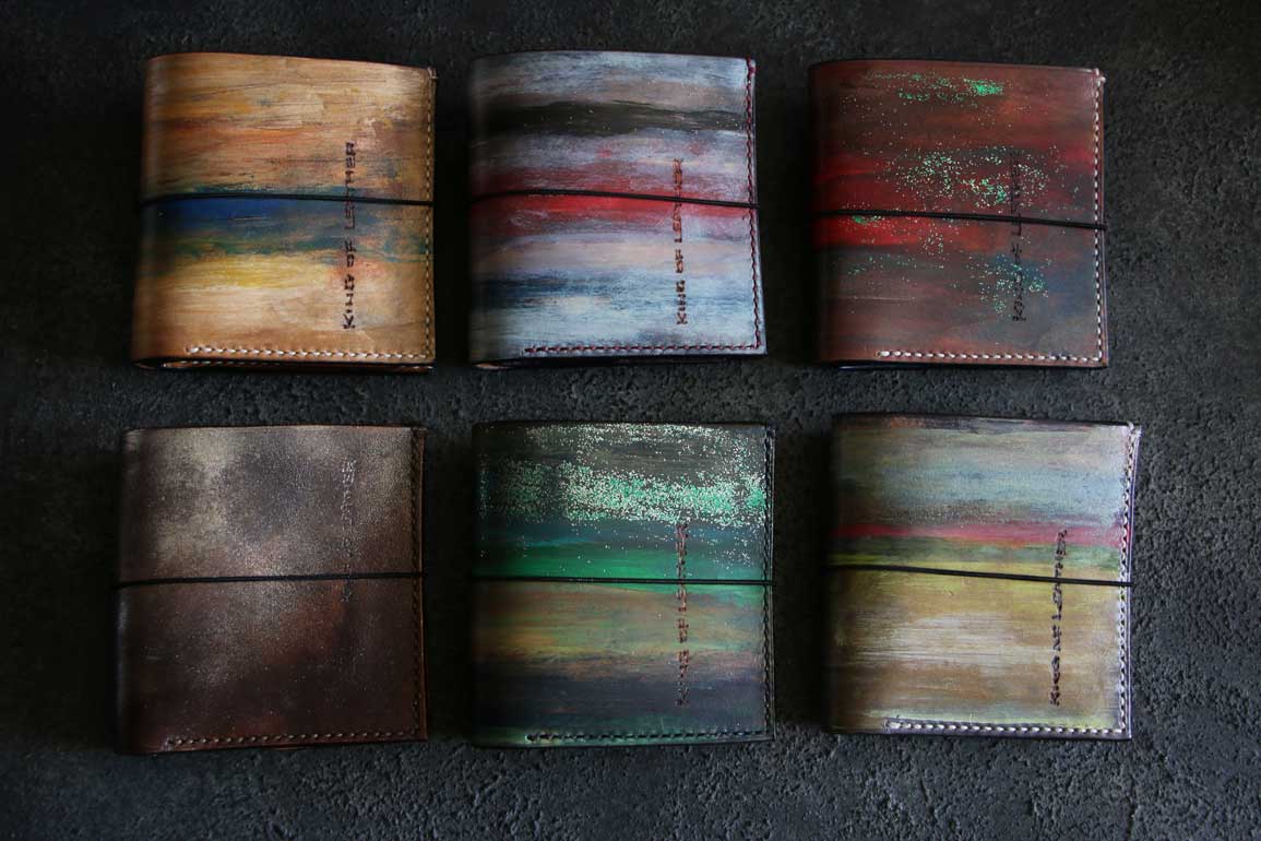 コンパクト革財布