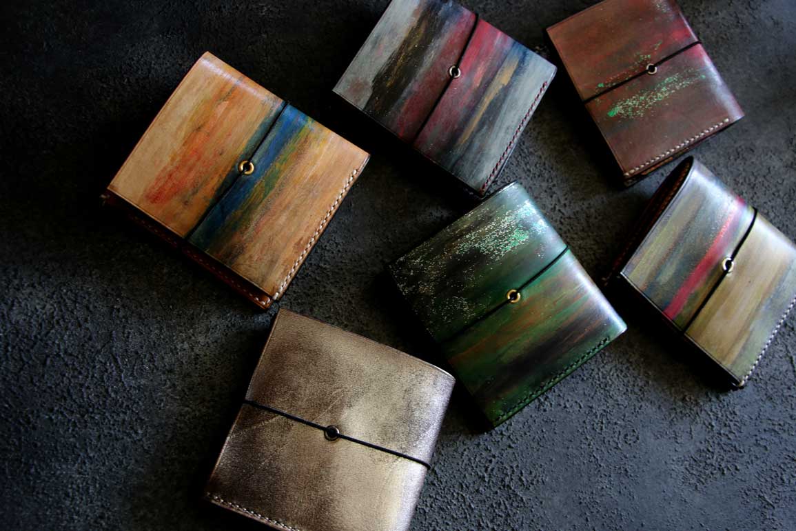 コンパクト革財布