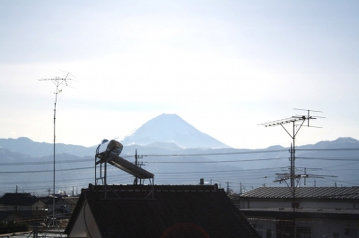革工房から富士山