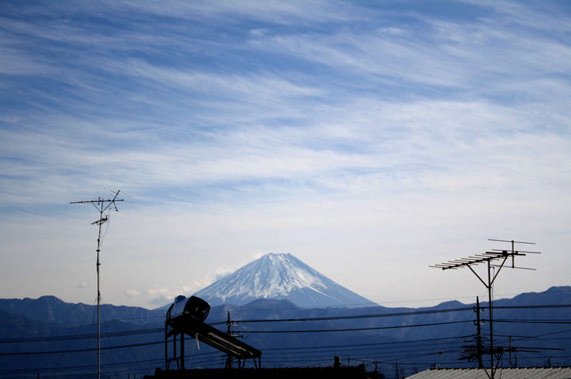 革工房からの富士山