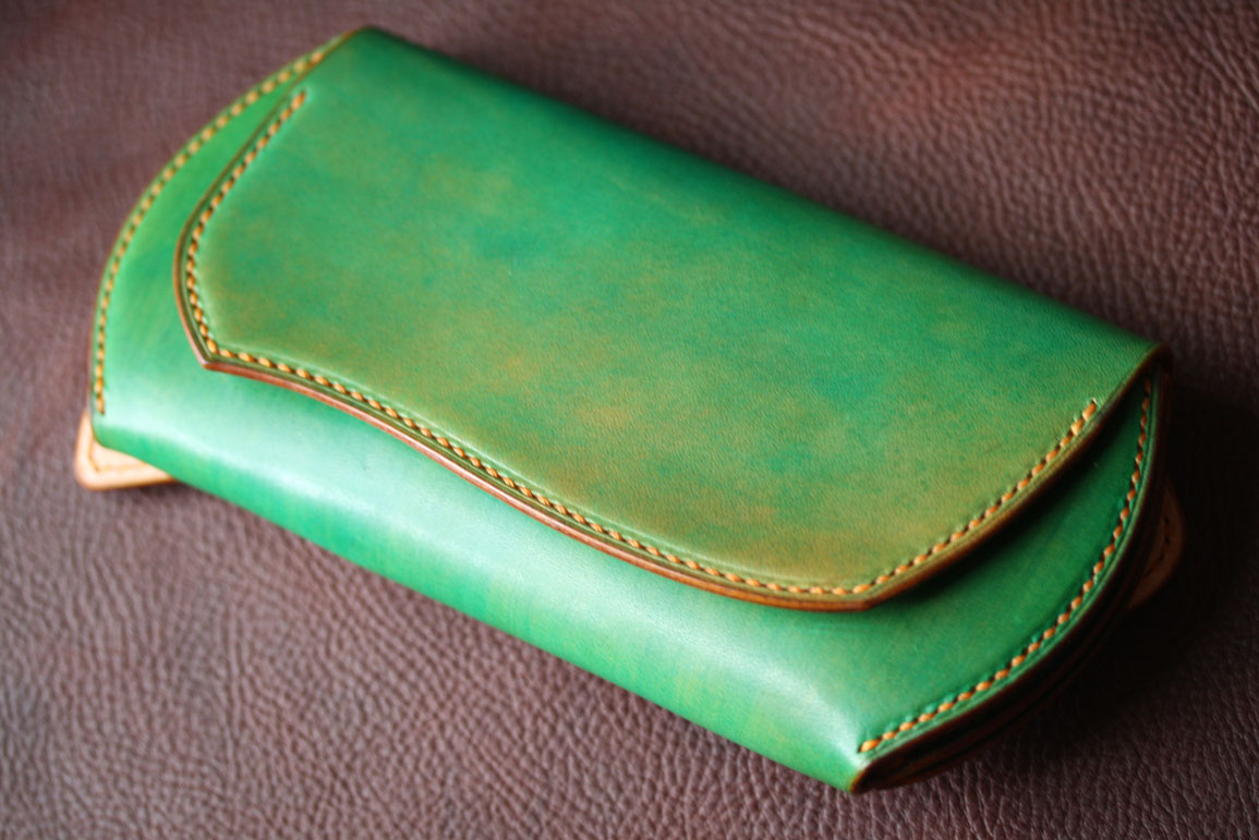 グリーン財布
