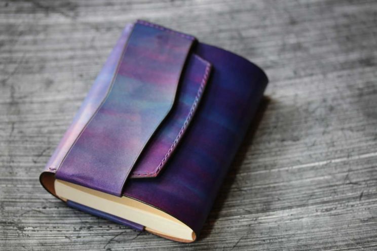 ほぼ日手帳カバー紫