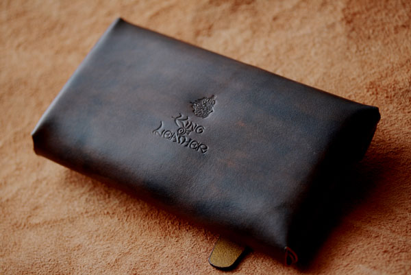 The Orikawa wallet　ブラウン×イエロー