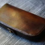 The Dulles Wallet　エイジング　光る染色