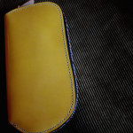 The Seven Colors wallet　イエロー×レッド