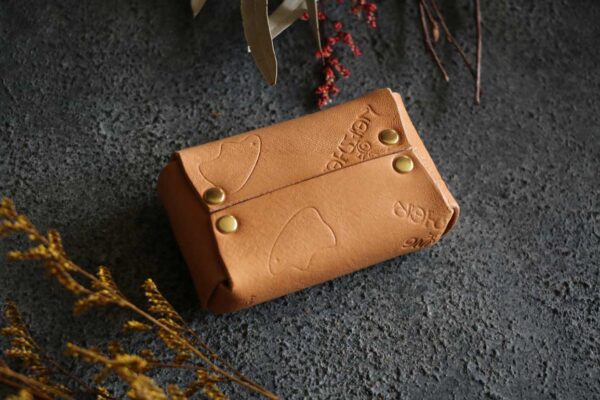 レザーキャラメルボックス