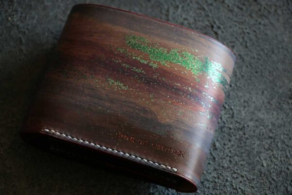 アンティークアートハーフウォレット