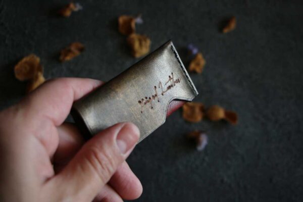 回転式レザー爪楊枝ケース