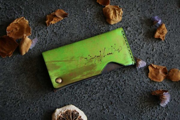 回転式レザー爪楊枝ケース