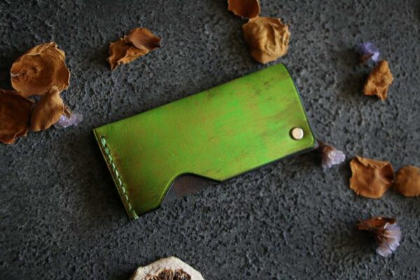 回転式レザー爪楊枝ケース