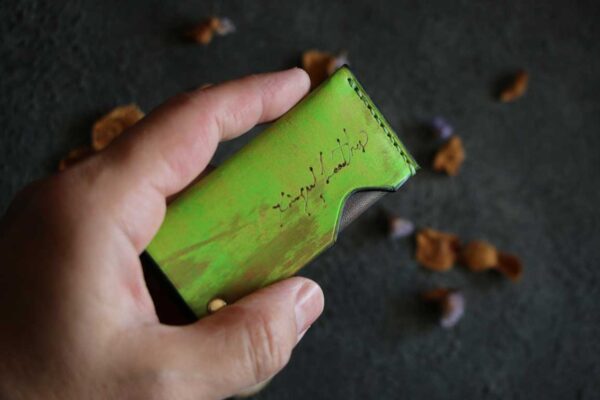 回転式レザー爪楊枝ケース