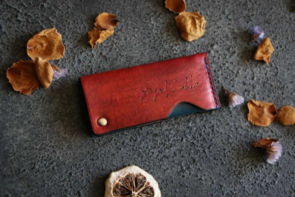 回転式レザー爪楊枝ケース