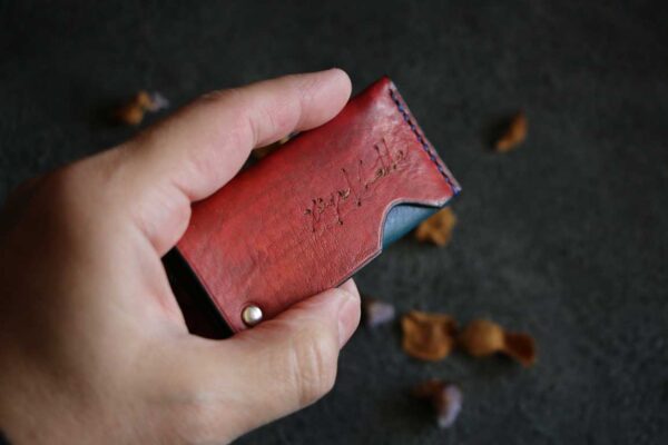 回転式レザー爪楊枝ケース