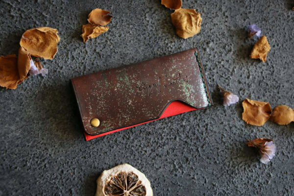 回転式レザー爪楊枝ケース