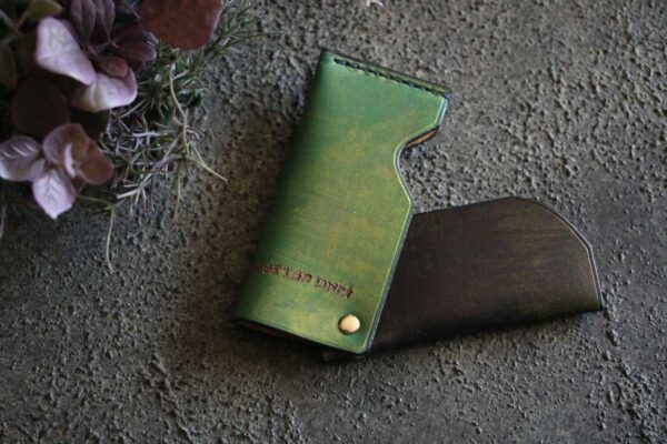 回転レザー爪楊枝ケース