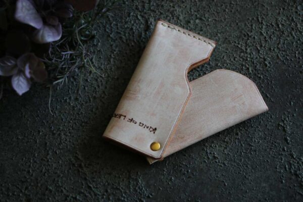 回転レザー爪楊枝ケース