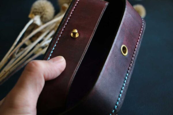 駒合わせ縫いメガネケース