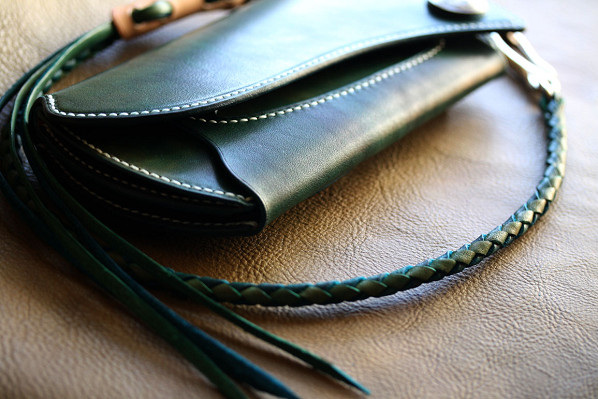 The Peafowl wallet　グリーン