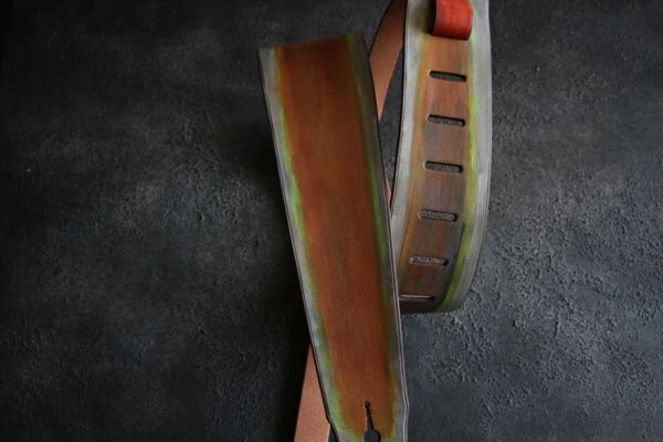 ギターベースレザーストラップ