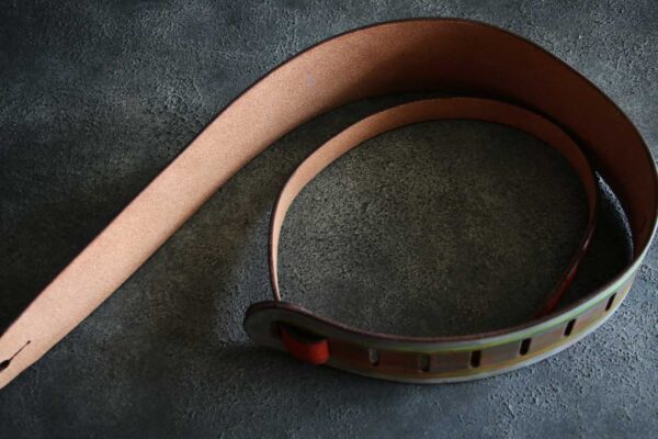 ギターベースレザーストラップ