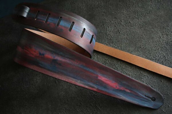 ギターベースレザーストラップ