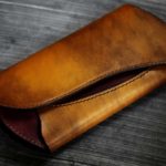 The Peafowl Wallet　真鍮×ワインレッド