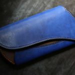 The Peafowl Wallet　ブルー×グレー