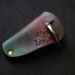 The drop of a palm Keycase　銅×グリーン