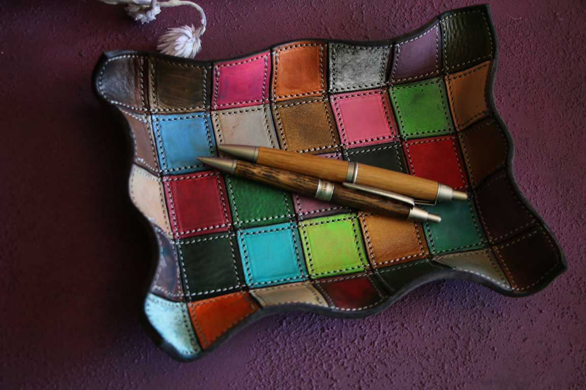 パッチワークトレイ