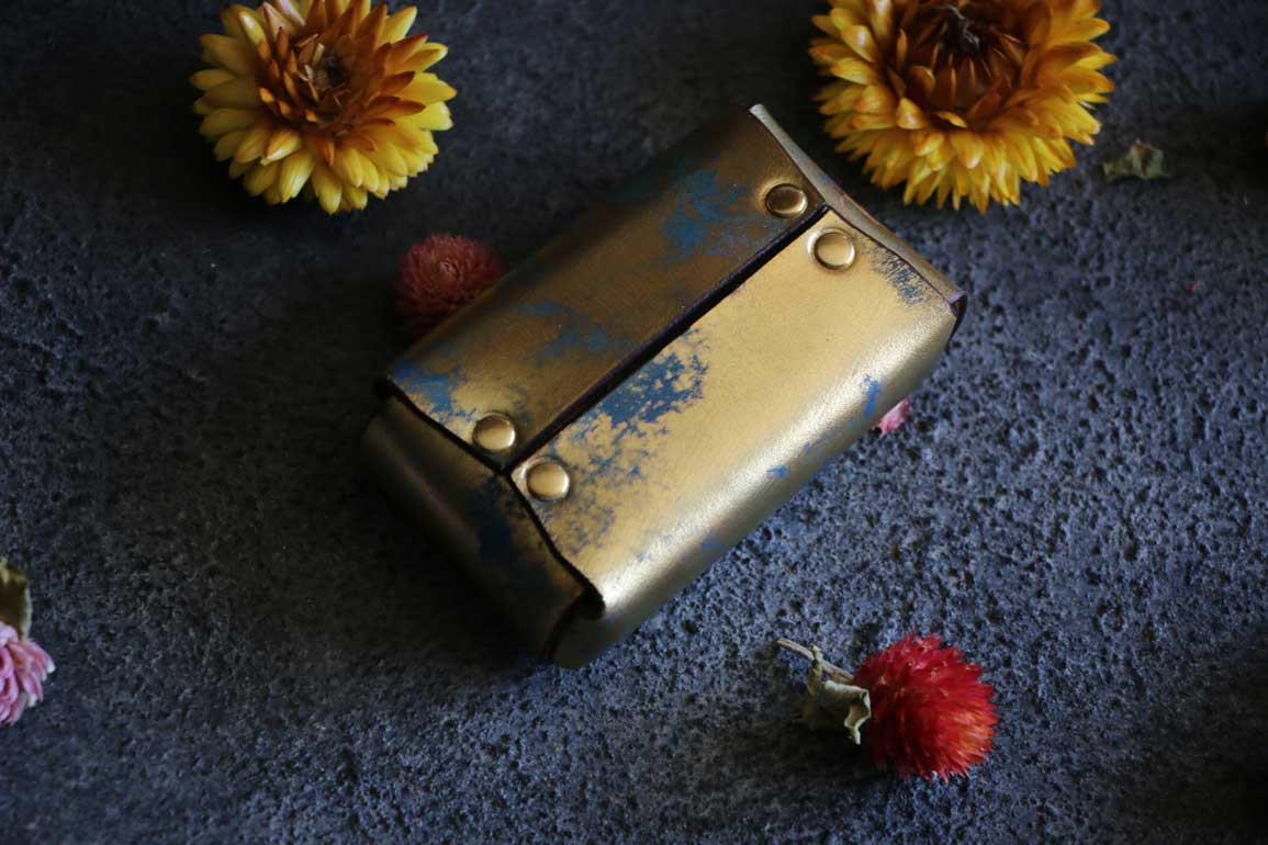 レザーキャラメルボックス