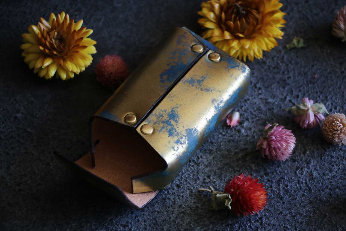 レザーキャラメルボックス