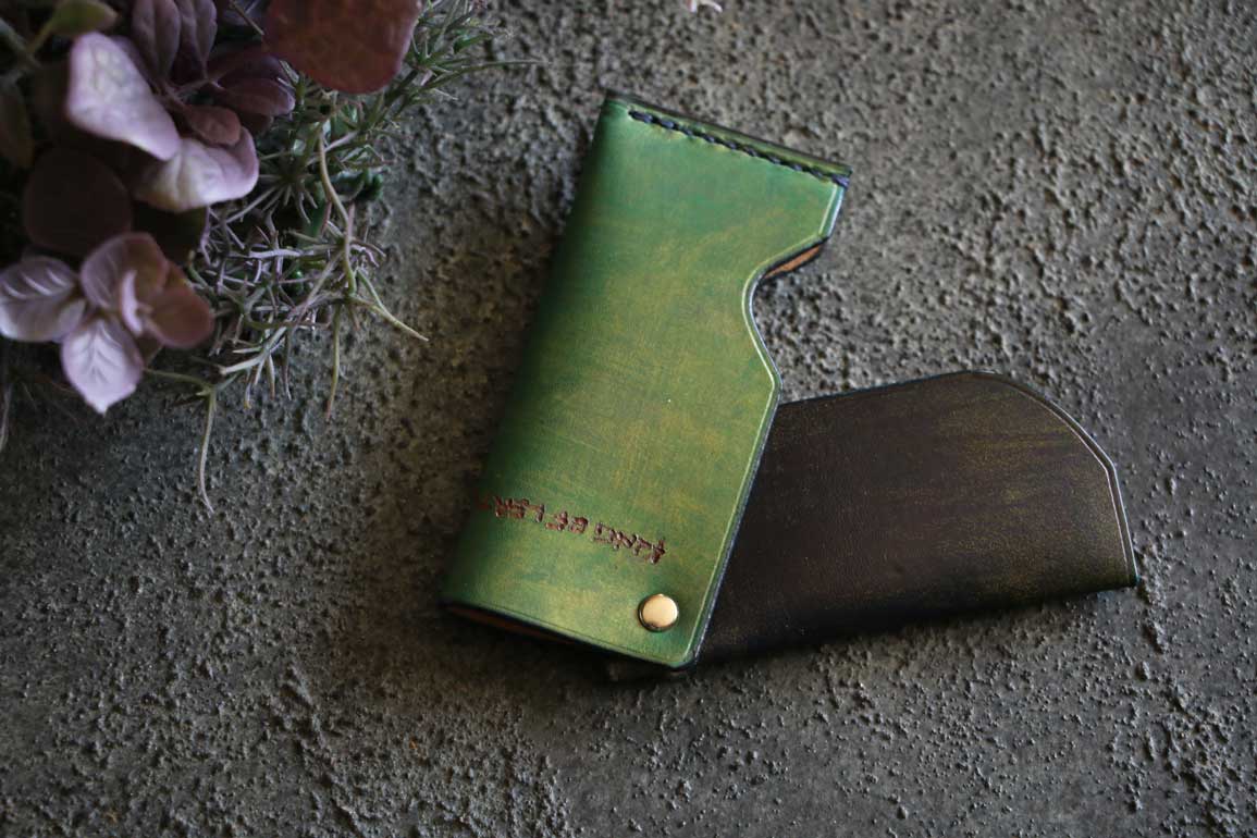 回転レザー爪楊枝ケース