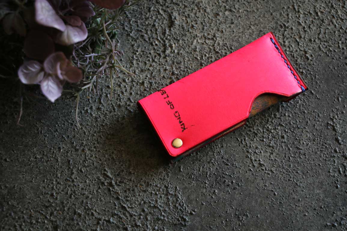 回転レザー爪楊枝ケース