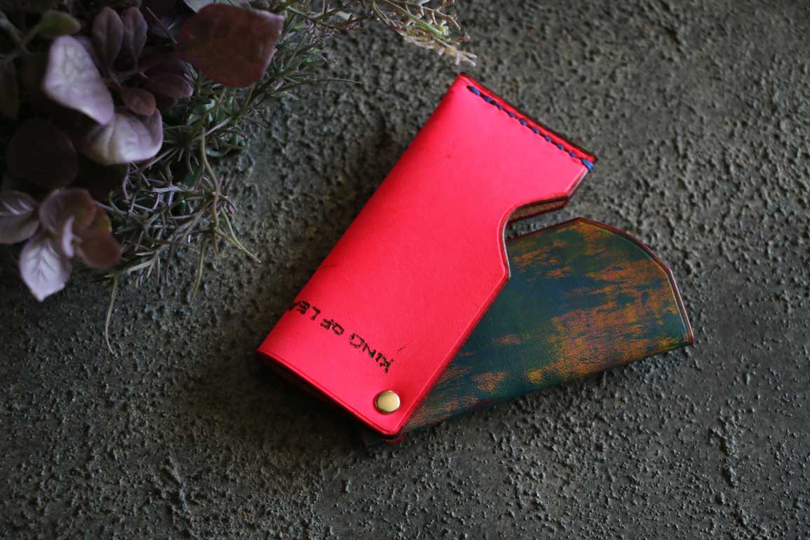 回転レザー爪楊枝ケース