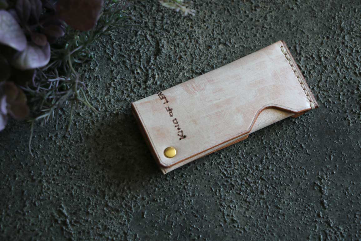 回転レザー爪楊枝ケース