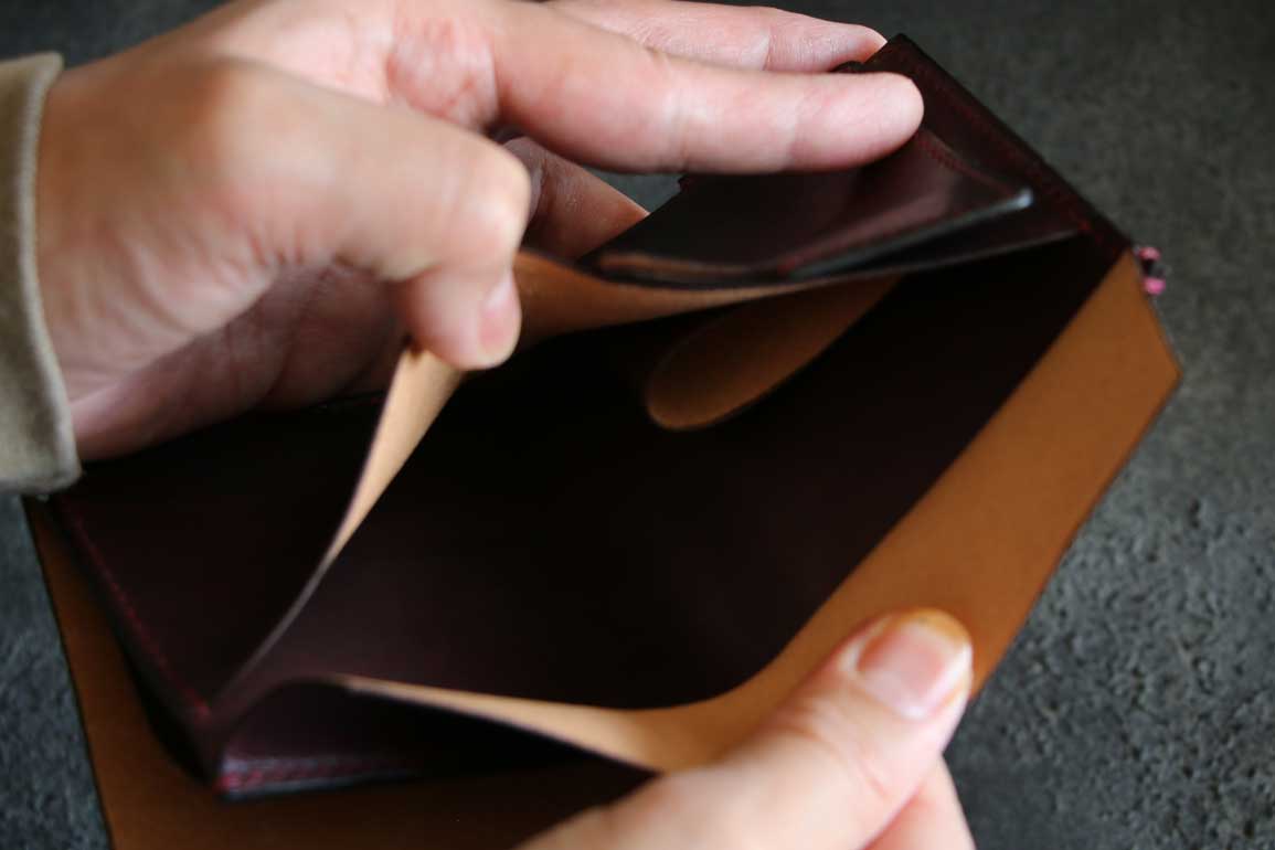 薄型コンパクト折財布