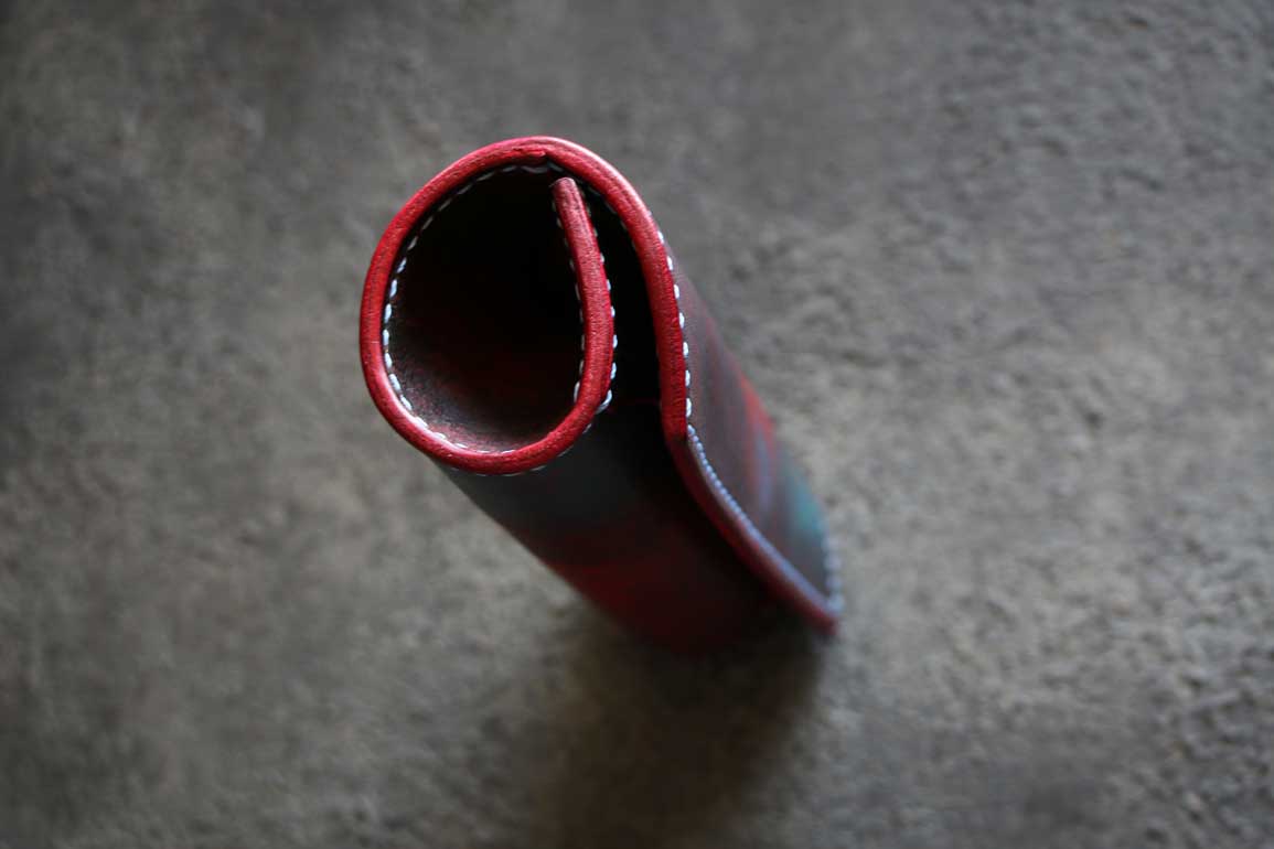 レザーロールペンケース