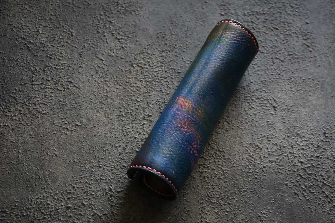 レザーロールペンケース