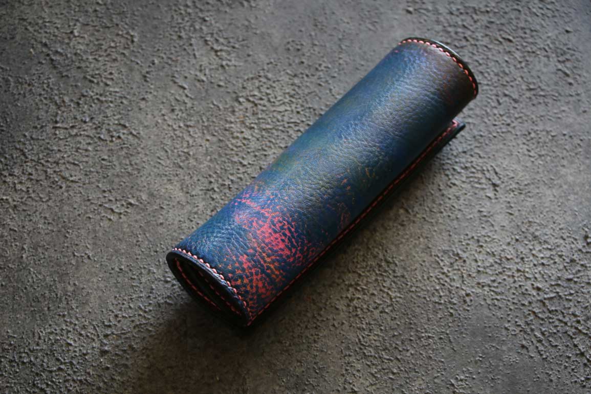 レザーロールペンケース