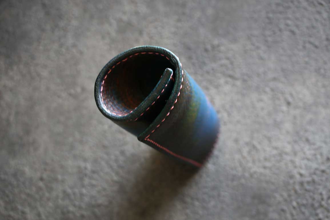 レザーロールペンケース