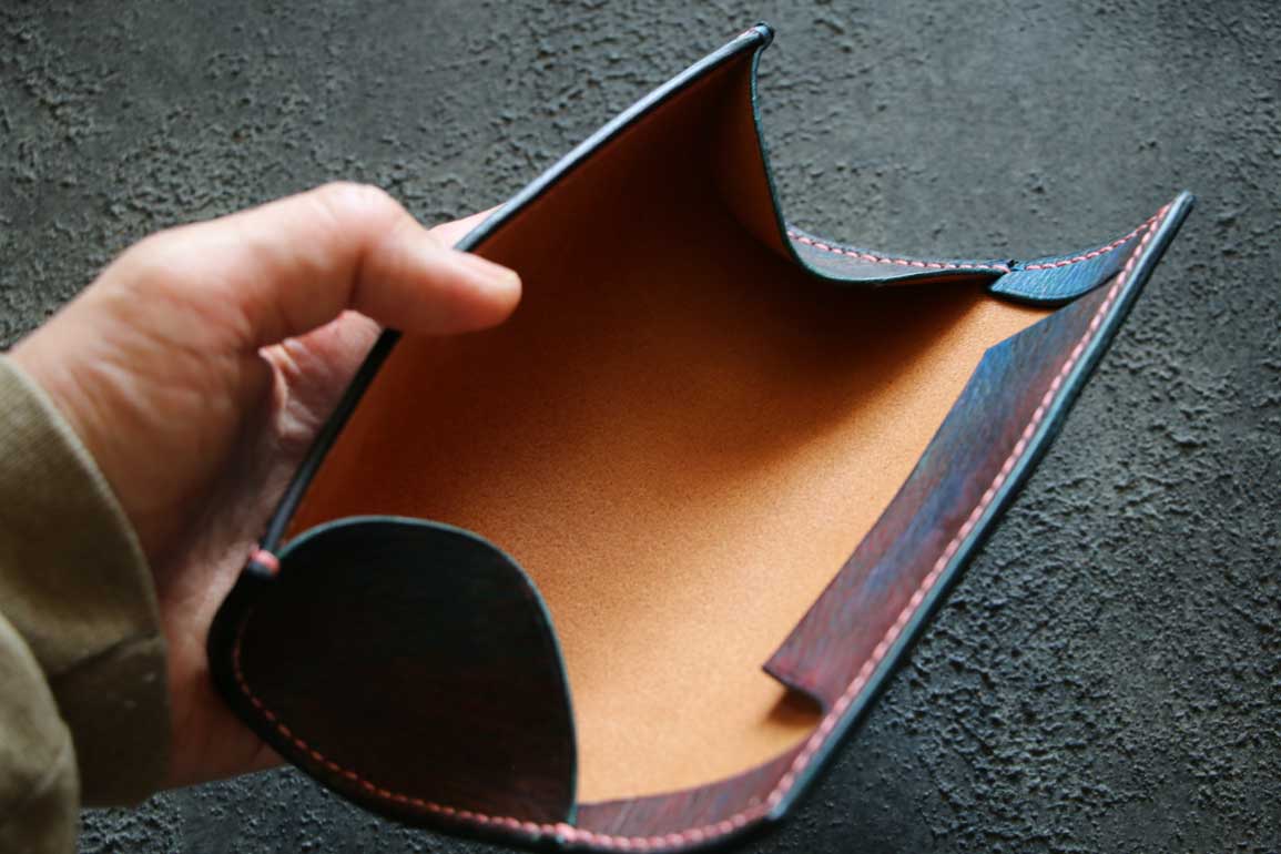 レザーロールペンケース