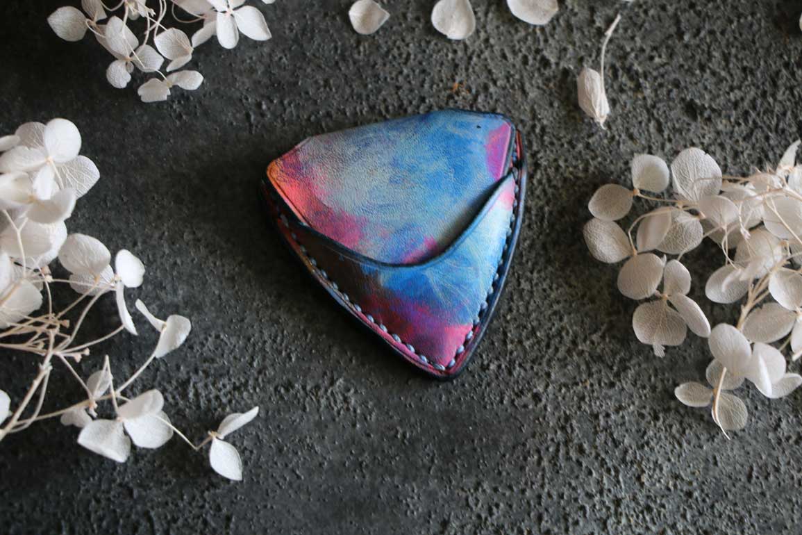 ピック型レザーピックケース