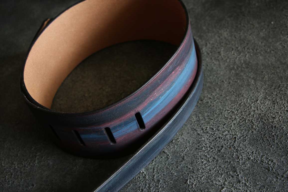 ギターベースレザーストラップ