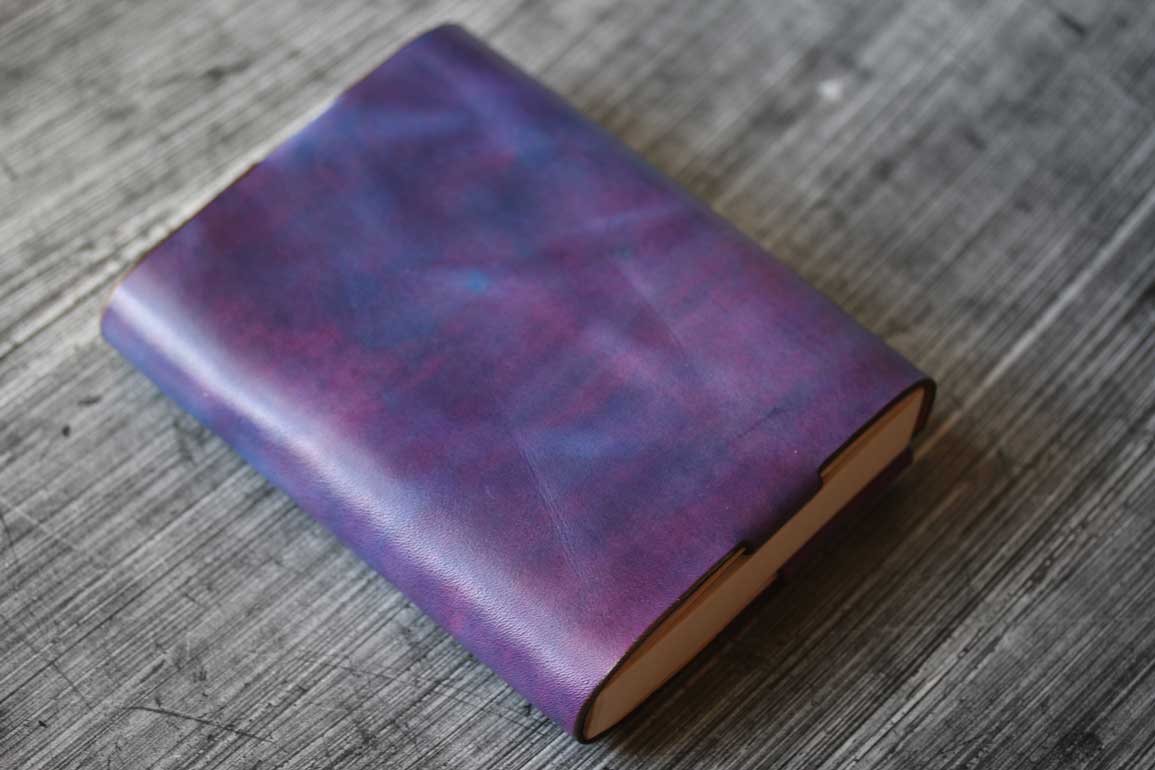 ブックカバー紫