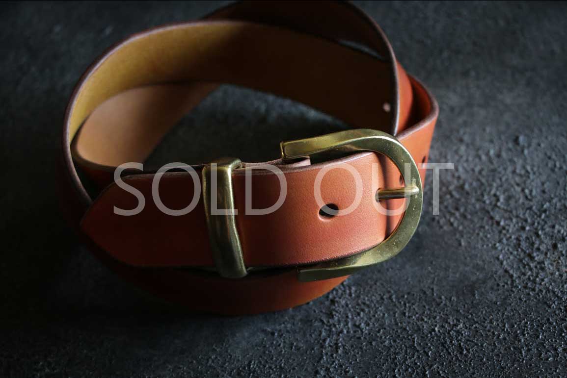 レザーベルト　EUR85　シルバー金具　（oda） Didot.showroom ベルト リアルレザー ベーシック ステッチ入り